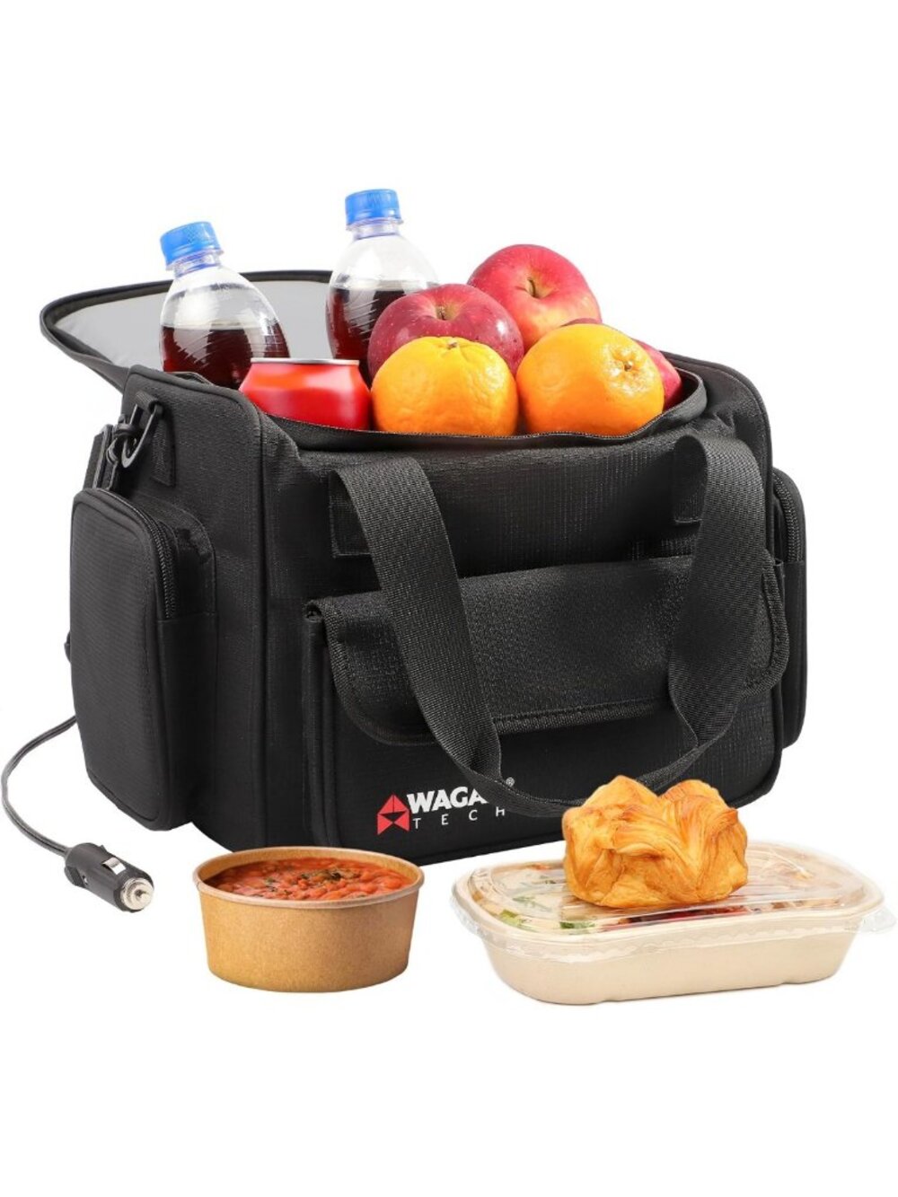 Portable 14L Electric Cooler & Warmer Bag - Thermoelectric Insulated Travel
